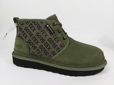 UGG Neumel GORE-TEX GTX Olive Waterproof Chukka Boots Men display picture 1