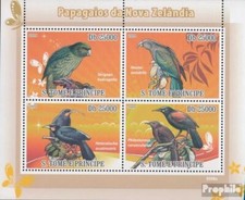 Sao Tome e Principe 3889-3892 Feuille miniature (complète. édition) neuf avec go