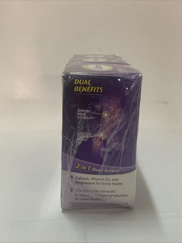 3x Caltrate Masticables 600 +D3 Plus Minerales Calcio y Vitamina D 60ct 12/25 Foto 2 de 4