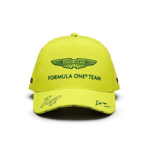 Aston Martin F1 Team Fernando Alonso Driver Hat Lime Green - Picture 2 of 4