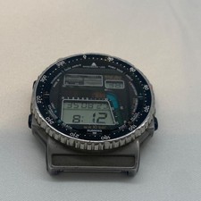 Orologio Digitale Citizen D120-312538 Windjack Vintage Multifunzione Sveglia Giappone