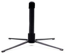Liyafy Portable Flute Stand Holder Metal Foldable Support 4-Leg Stand Wind Instr