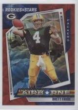 2021 Panini Rookies & Stars Airborne Red Scope Prizm Brett Favre #AB-26 HOF 0a3