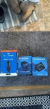 Blue Yeti Mic, Elgato Face Cam, And Elgato Stream Deck