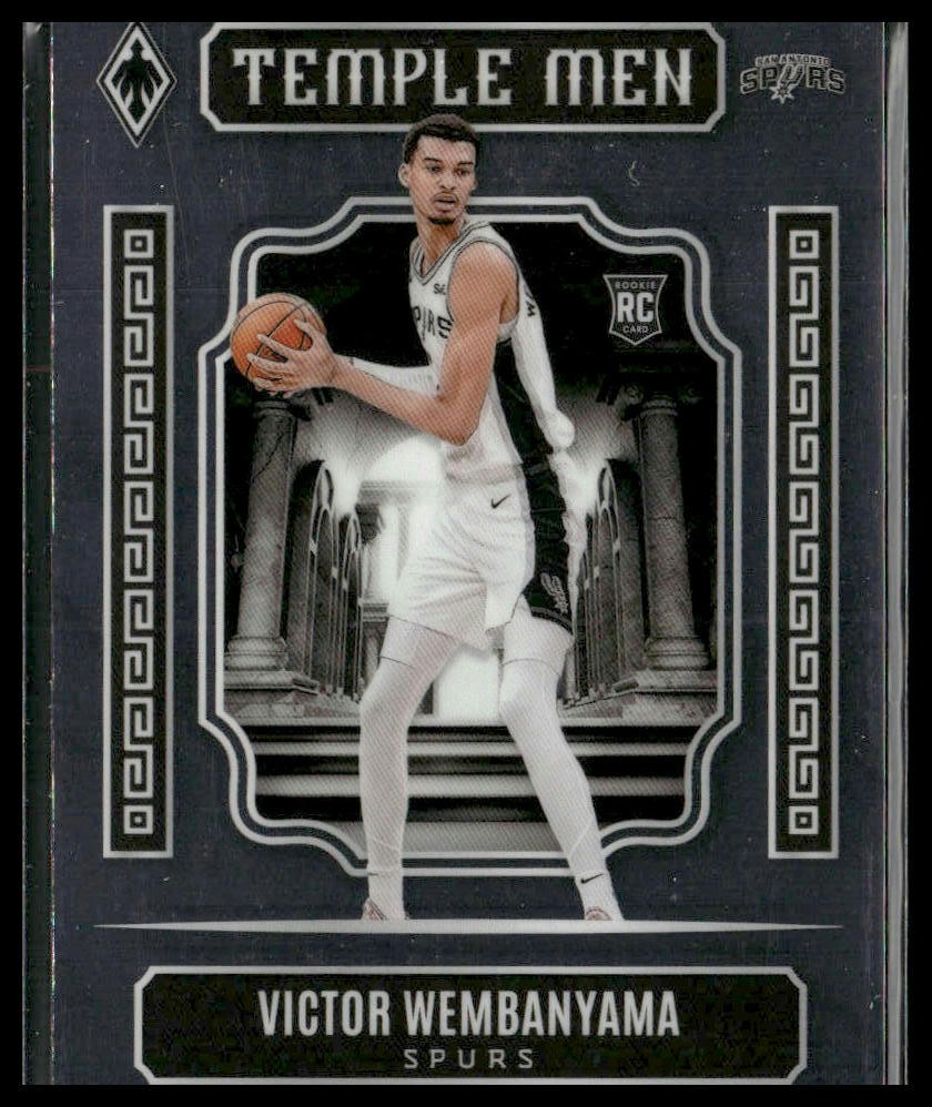 2023-24 Panini Phoenix #7 Victor Wembanyama Temple Men