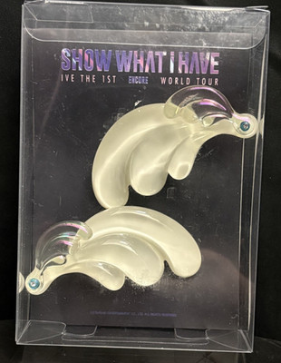 NIB RARE IVE - Show What I Have - Wing Hair Pin Clip Set - Kpop Girl Group Merch