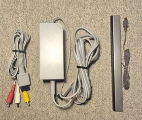 Nintendo Wii Mini Red Console RVL-201 W 2 Controllers 2 Nunchuks 8 Games Tested 