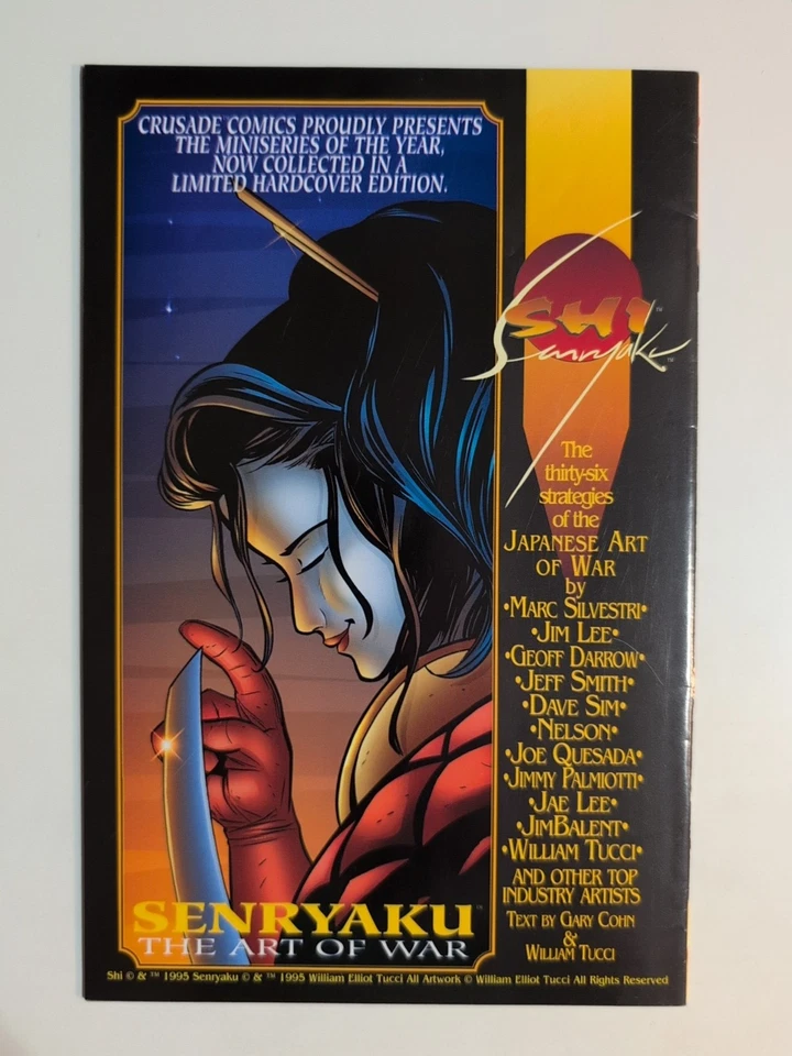 Tomoe #0 #1 #2 #3 Complete Series Crusade Comics 1996 HUGE Back Issue Sale LOOK! - Image 3 of 4