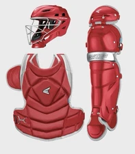 Easton Jen Schro The Fundamental Fastpitch Softball Catcher’s Gear Red Sz L- NEW