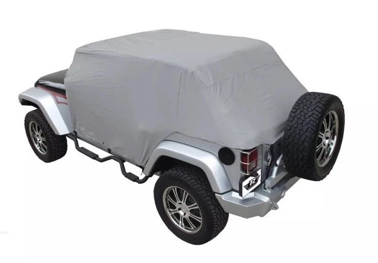 Rampage 1164 Jeep Wrangler (2007-2018) Waterproof Cab Cover Door Flaps Grey New - Image 3 of 4