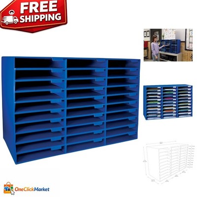 Blue 30-Slot Mailbox by Classroom Keepers - Easy Assembly & Sturdy Design