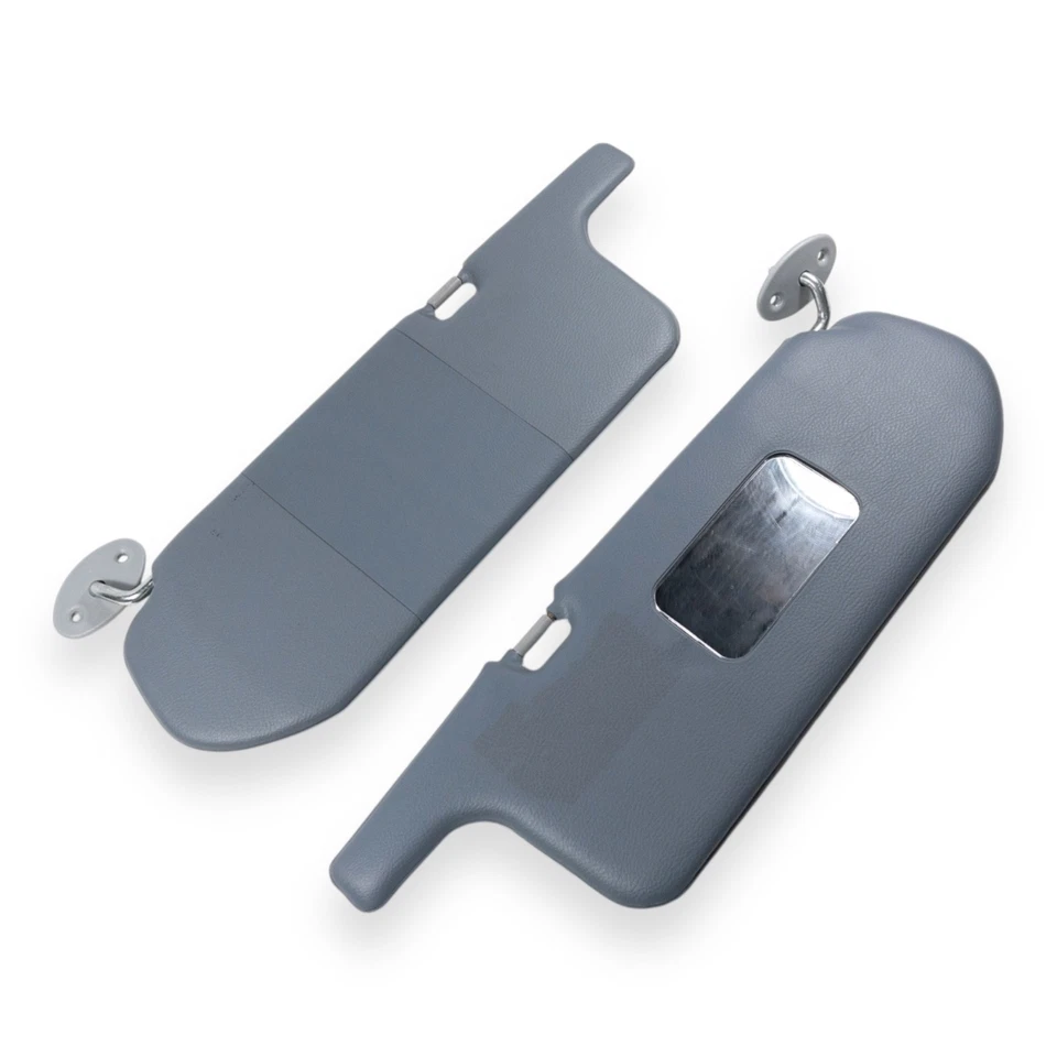 Par de parasol lado conductor y pasajero Toyota Corolla 1988-1992 vinilo azul Foto 3 de 4