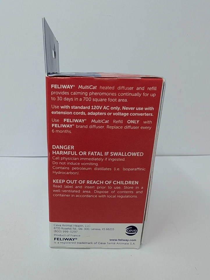 KIT DIFUSOR Y RECARGA FELIWAY MULTICAT HAPPY CATS CALMANTE Y CÓMODO - CADUCADO 3/27 Foto 4 de 4