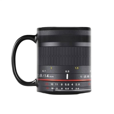 Novelty Camera Lens Coffee Mug Ceramic Camera Theme Mug