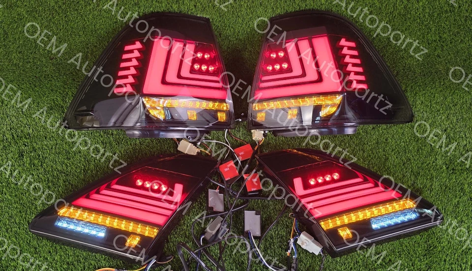 Lanternas traseiras de LED com luzes internas novas plug play personalizadas para Lexus LS430 2001-2003 - Imagem 3 de 4