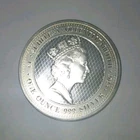 $15 off! - St Helena Queen's Virtues 2021 1 ounce 999 Silver Round Queen & Eagle