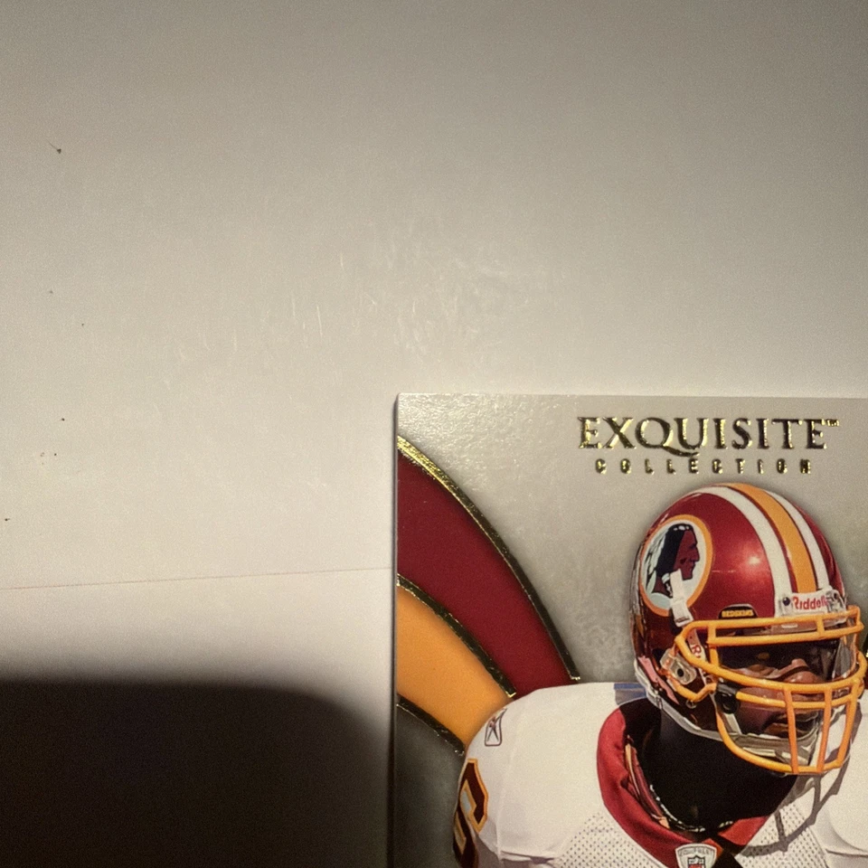 2009 Upper Deck Exquisite Patch Clinton Portis PCP Gold /40 JSY REDSKINS MIAMI - Image 2 of 4