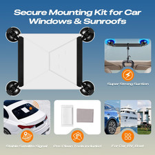 Starlink Mini Car Suction Cup Mount Satellite Strong Mounting Kit Sunroofs Boats