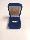 Vintage Hidalgo Sterling Silver Honeycomb Cubic Zirconia Ring Size 8 Enamel
