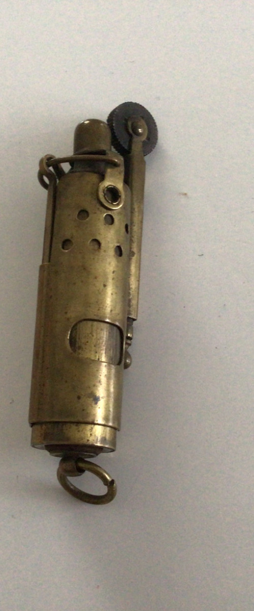 Vintage 3" Brass Trench Lighter - WWI/WWII