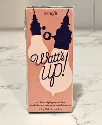 Benefit Watt's Up Soft Focus Cream to Powder Highlighter For Face - SEALED