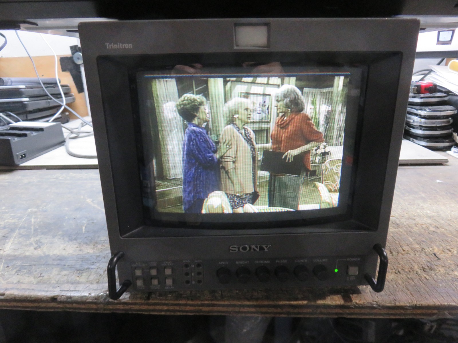Sony 8" PVM-8041Q RGB Trinitron Color Video CRT Monitor RARE Works Great
