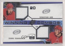 2021-22 SPx Winning Combos Jersey Sebastian Aho Teuvo Teravainen #WC-SATT 0il7
