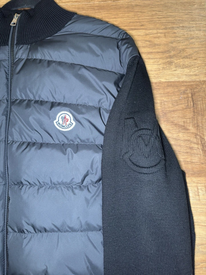 Moncler Padded Cotton Zip-Up Cardigan - Image 2 of 4