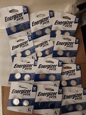 4 Packs Of 2 Energizer 2016 Lithum Batteries - 12 Year Shelf Life