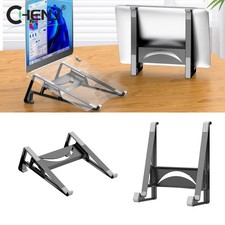 2in1 Laptop Vertical Holder Tablet Notebook Computer Heightening Stand Bracket F
