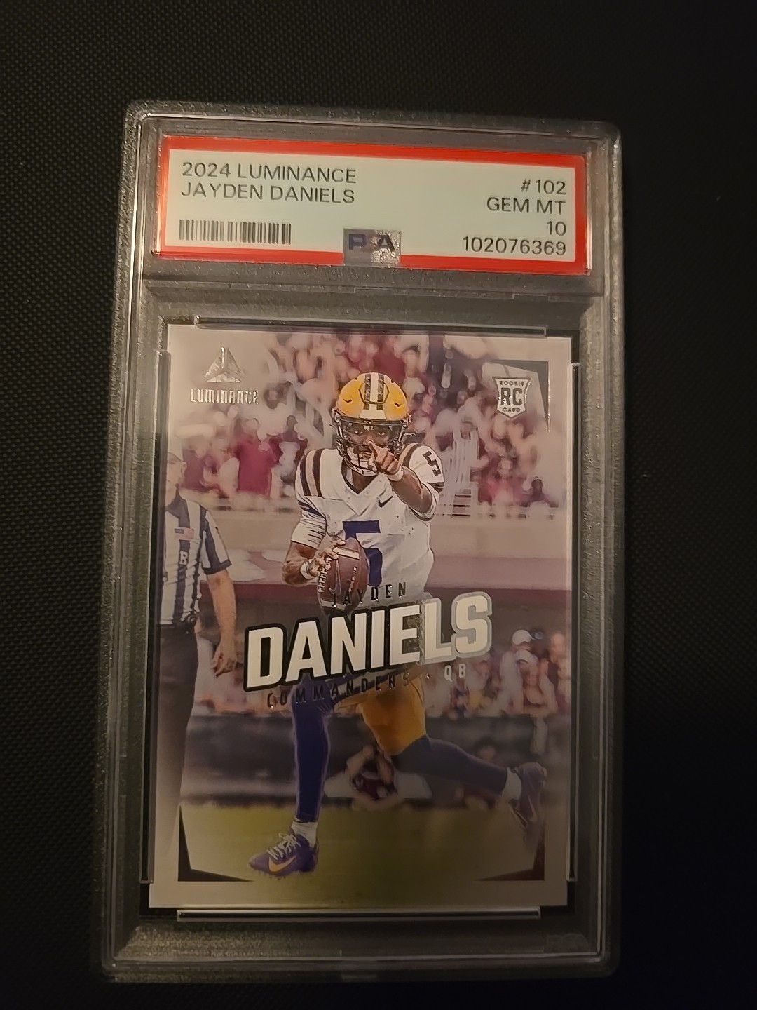 Jayden Daniels Panini Luminance #102 Base