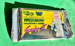1990 Classic WWF Wrestlemania Series II Unopened Sealed Pack Of 15 Cards Hogan