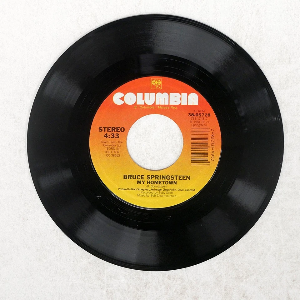 BRUCE SPRINGSTEEN BRUCE SPRINGSTEEN COLUMBIA 3805728 US VINYL 7 - Image 2 of 2