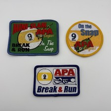 American Poolplayers Association APA League Patches