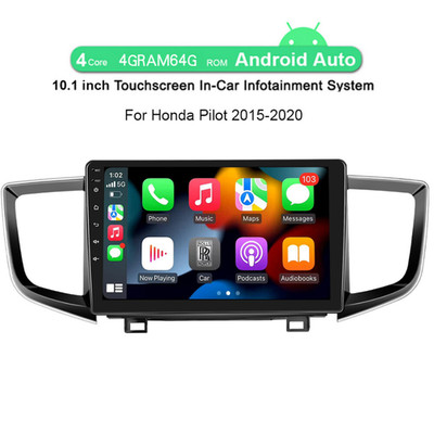 4+64G For Honda Pilot 2015-2020 Android Auto Car Radio Stereo Carplay GPS WIFI