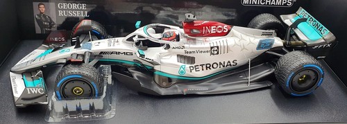 Minichamps 1/18 Scale 110 220763 F1 Mercedes AMG W13 E 2022 Monaco Russell #63 - Picture 3 of 5