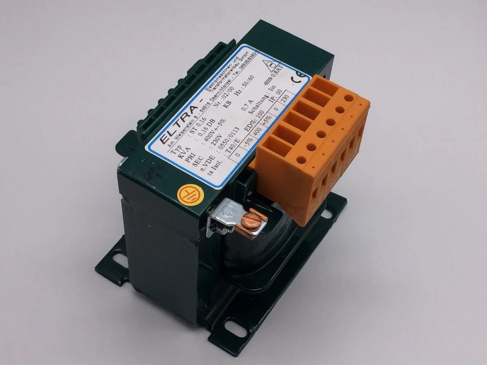 NUEVO TRANSFORMADOR DE CONTROL ELTRA 9919398 16KVA, PRI 400V, SEC 230V PROBADO  Foto 4 de 4