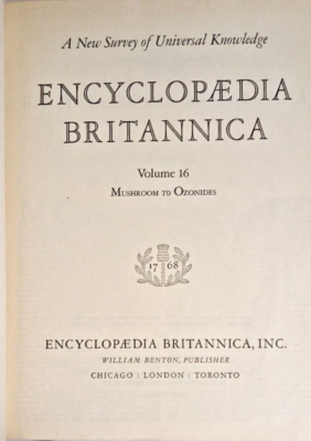 VTG 1958 Encyclopedia Britannica 1768 Edition COMPLETE SET