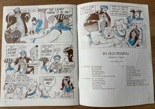 MUSIC WORKSHOP Aladdin BBC 1989 BOOKLET Radio For Schools Songbook - Picture 5 of 6