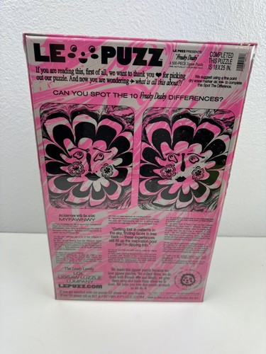 New Le Puzz 500 piece puzzle "Freaky Deaky" SEALED - Picture 2 of 2