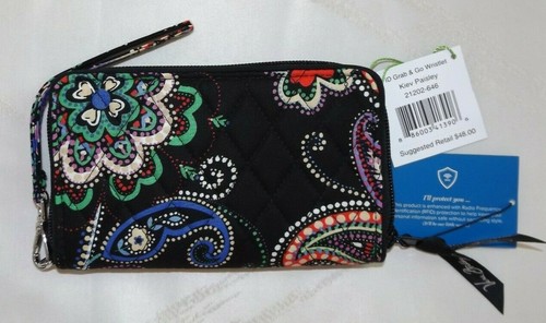 vera bradley rfid grab & go wristlet