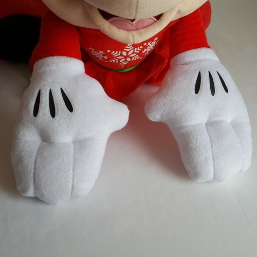 NEU Minnie Mouse 2019 Disney 22 Zoll Weihnachten Urlaub Plüsch Schneeflocke rot Kleid Schleife - Bild 6 von 12