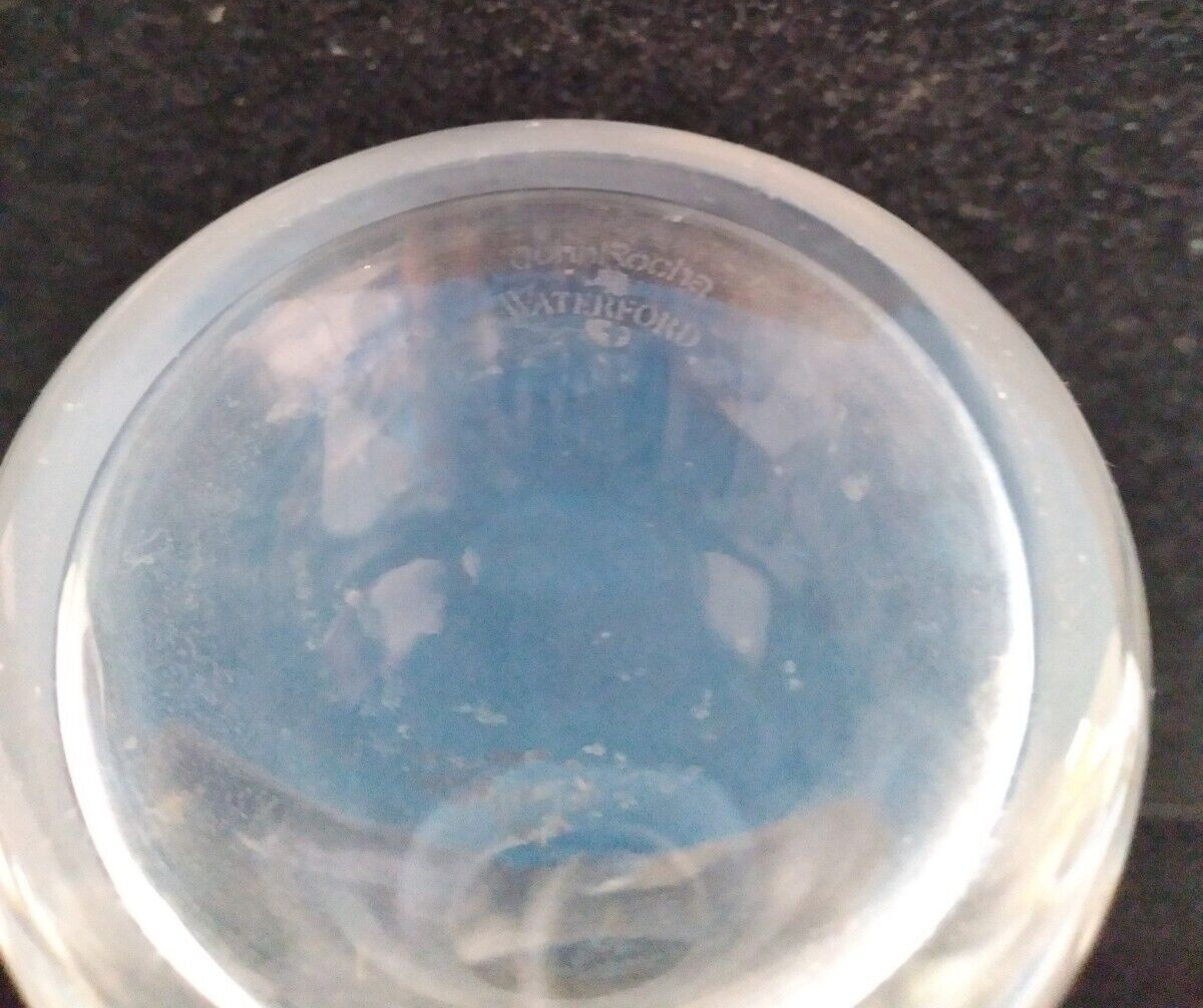 Waterford John Rocha Crystal Vase Signature Cut 9"H Signed eBay