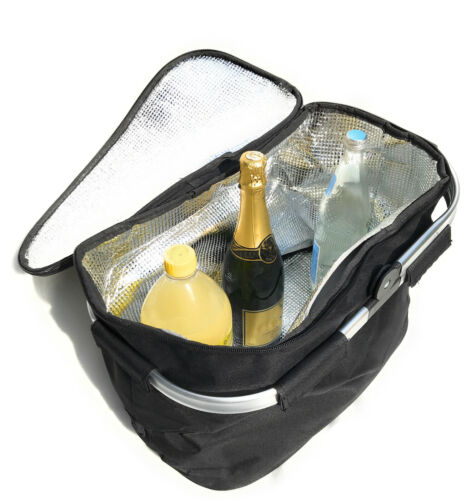 XXL Kühltasche Thermo Einkaufskorb Picknick Kühlbox Campingtasche faltbar 40 L - Bild 5 von 36