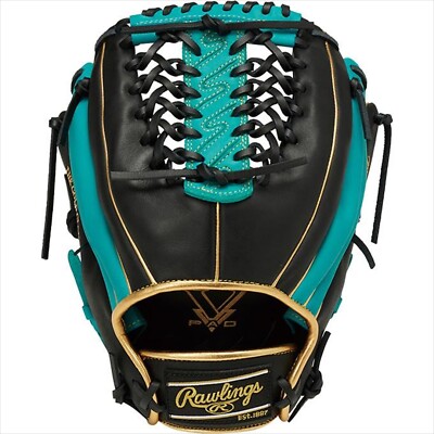 Rawlings Both Hand Pitcher Glove 12 inch Black Green For Baseball