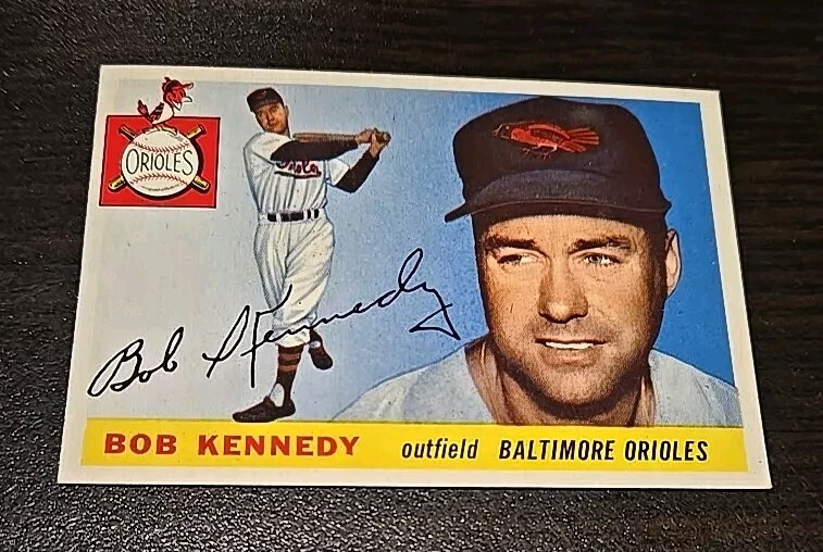1955 Topps Baseball #48 Bob Kennedy Excellent Condition Baltimore Orioles