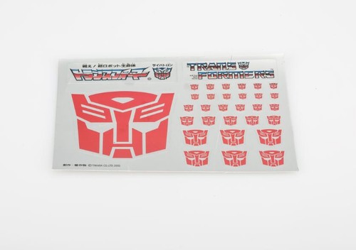 Transform G1 Autobots Decepticons Stickers Symbol Logo free shipping - Picture 4 of 5