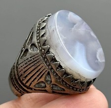 Roman Wonderful old agate stone silver Rare Wonderful Ring