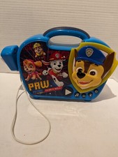 Paw Patrol Sing Along Boombox Radio With Speaker Microphone Used