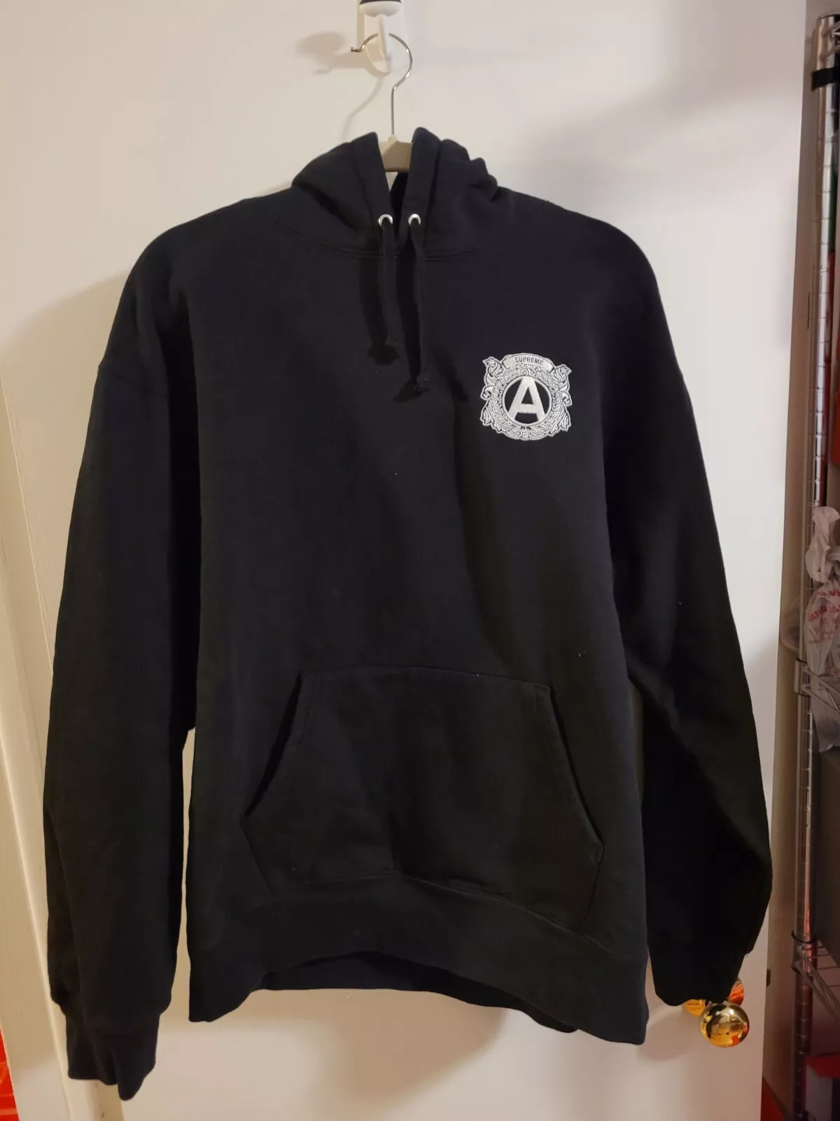 Sweats shirt à capuche Supreme XL AUTHENTIQUE ANTI   EVERYTHING FW20 NOIR ? 